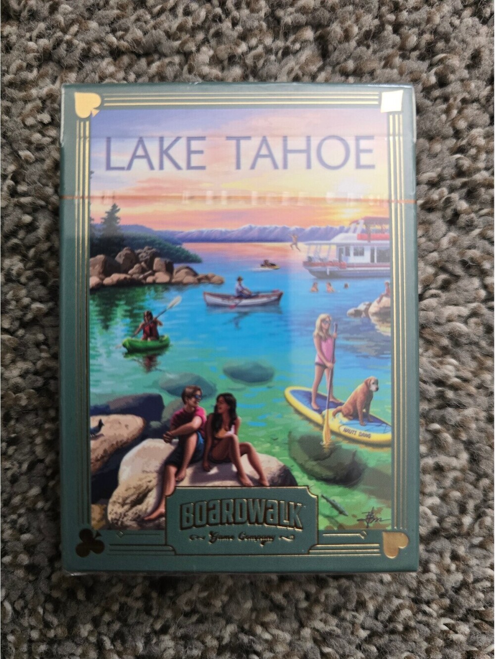 Boardwalk Lake Tahoe Playing Cards Deck Scenic Travel Souvenir NEW SEALED